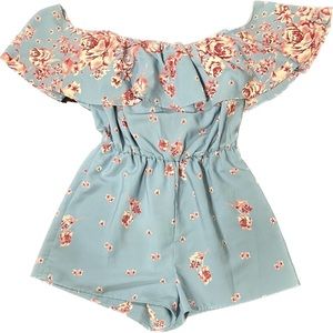 Floral Summer Romper Size Small